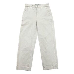 Women’s Everlane Khaki Cropped Pants Beige Cotton 2010s